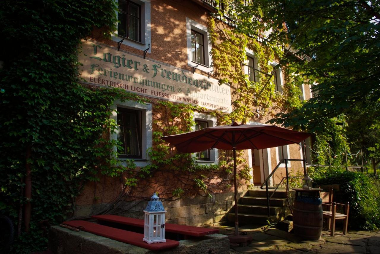 Das Forsthaus Hotelapartments Bad Schandau Eksteriør billede